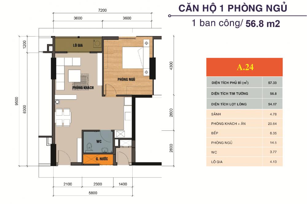Thiết kế căn hộ A24
