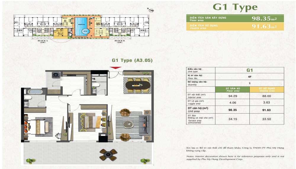 Thiết kế căn hộ G1