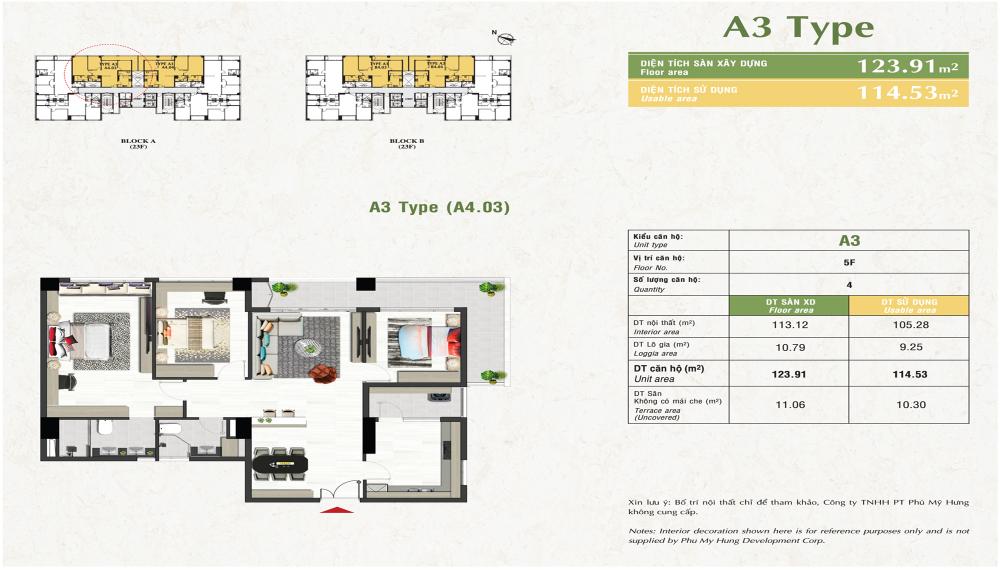 Thiết kế căn hộ A3