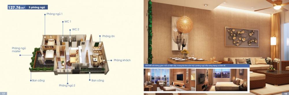 Căn hộ 3 phòng ngủ
