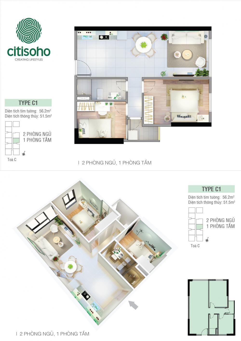 Thiết kế căn hộ C1