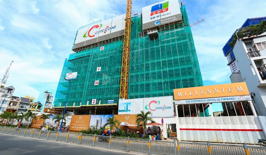 Dự án đang thi công đến tầng 14