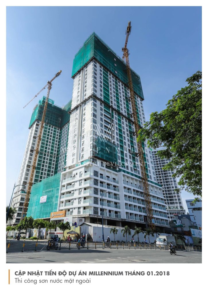 Dự án đang sơn nước mặt ngoài