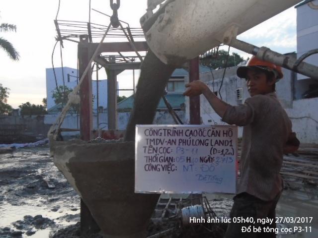 Dự án đổ bê tông cọc P3-11