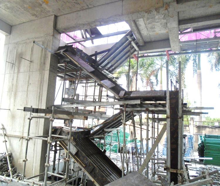 Dự án đã thi công tới sàn tầng 7