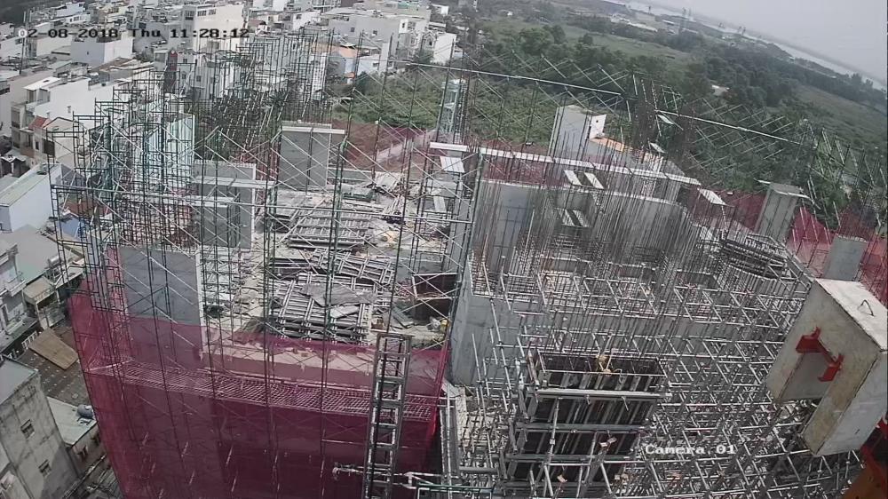 Dự án đã thi công tới sàn tầng 7