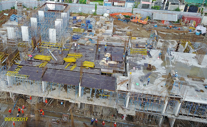 Dự án đang thi công phần thô