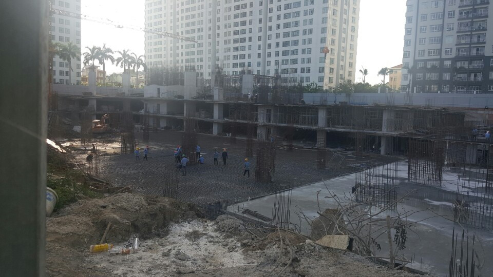 Dự án đang trong quá trình hoàn thiện móng hầm