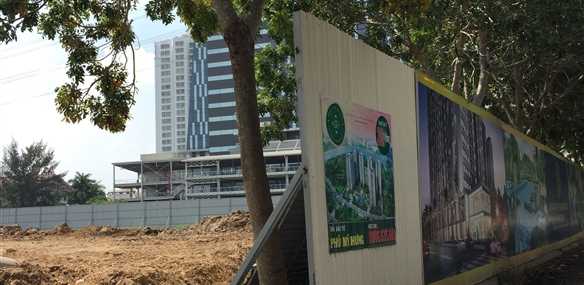 Dự án đang san lấp mặt bằng