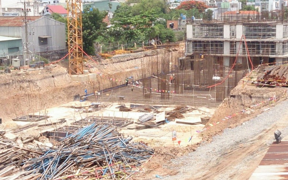 Dự án đang thi công phần thô