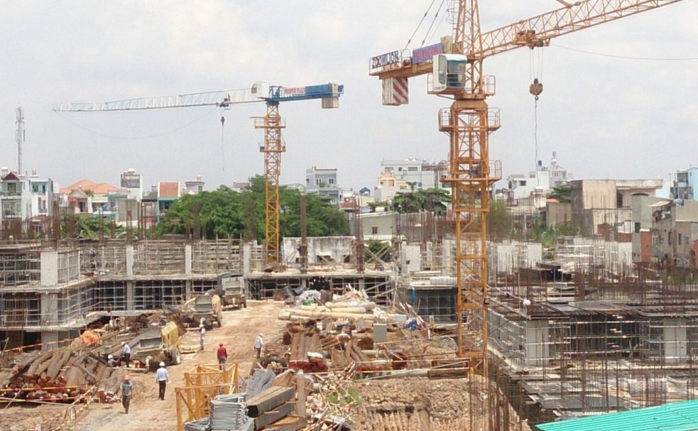 Dự án đang thi công phần thô