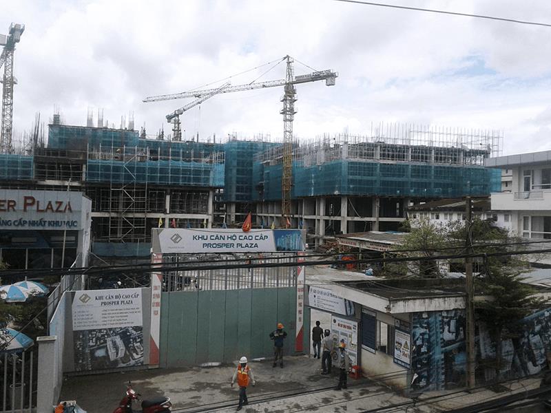 Dự án đang tiếp tục thi công phần thô