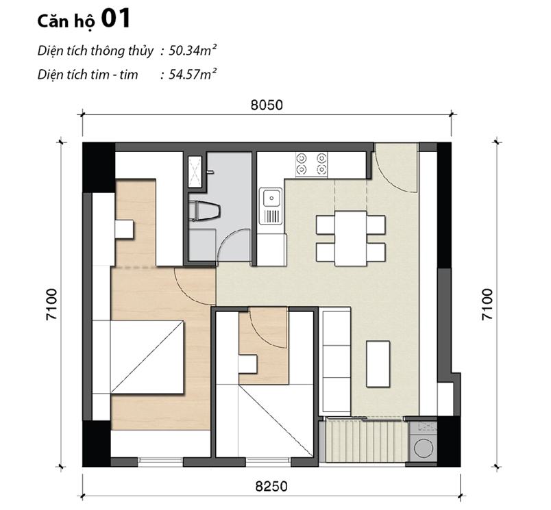 Thiết kế căn hộ 01