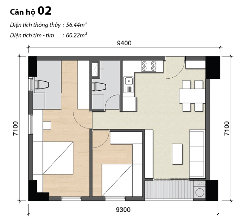 Thiết kế căn hộ 02
