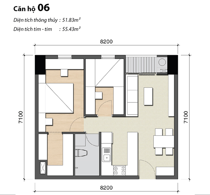 Thiết kế căn hộ 06