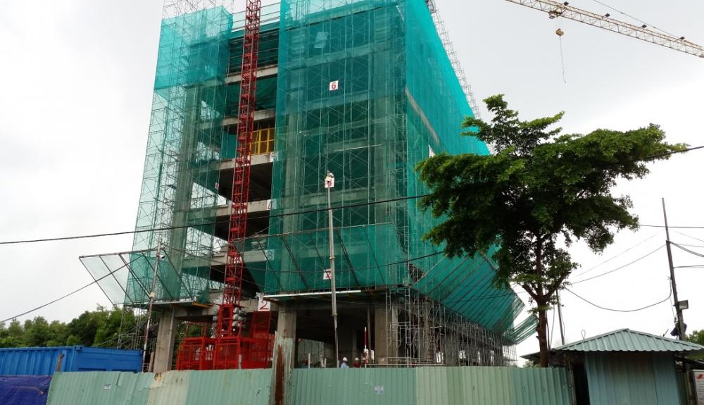 Dự án đang thi công tới tầng thứ 8