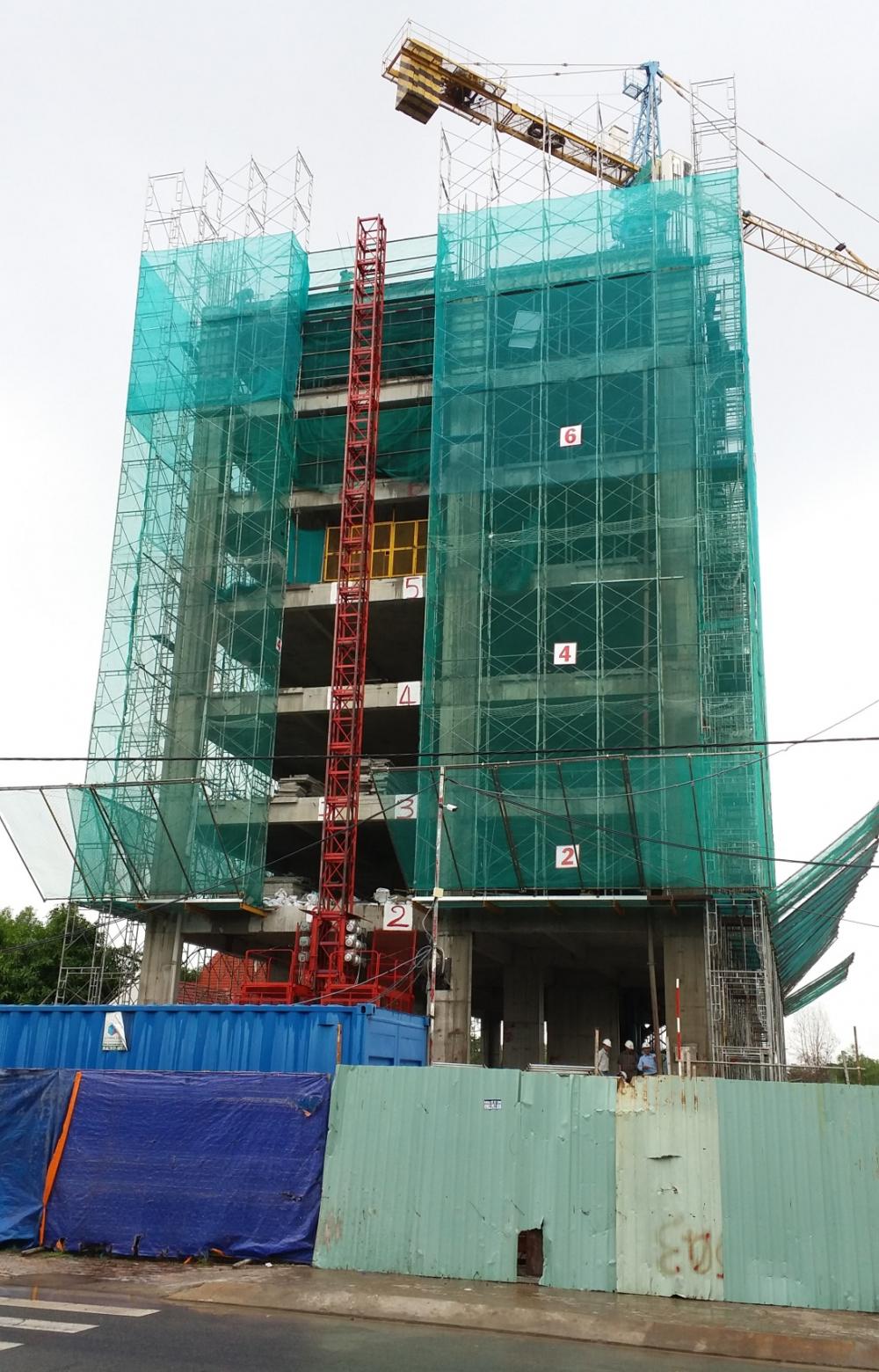 Dự án đang thi công tới tầng thứ 8