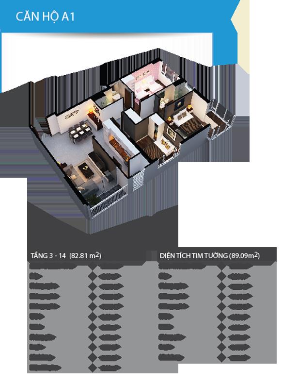 Thiết kế căn hộ A1