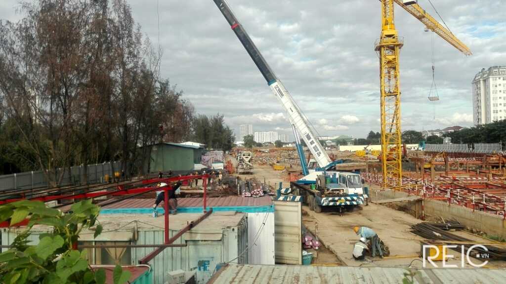 Dự án đang thi công móng