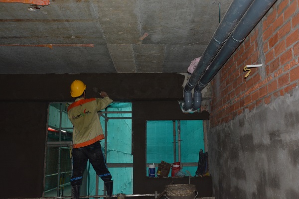 Dự án đang thi công phần thô