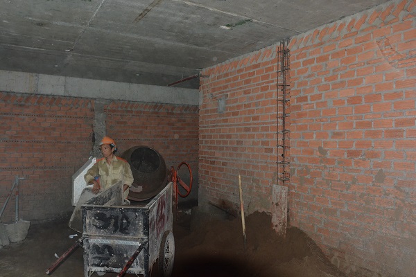 Dự án đang thi công phần thô