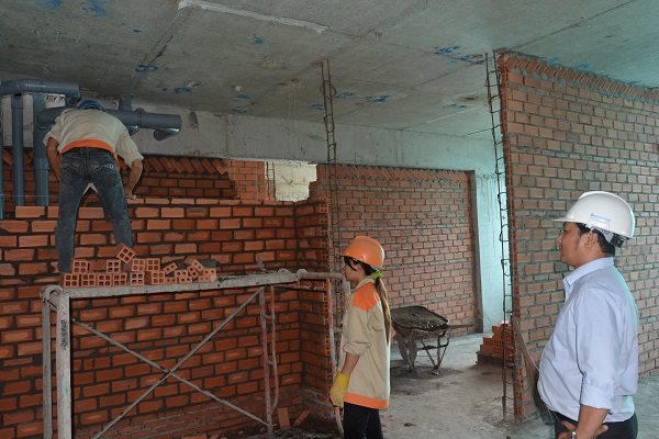 Dự án đang thi công phần thô