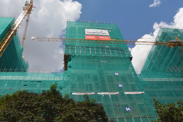 Dự án đang thi công phần thô