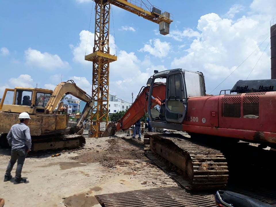Dự án đang thi công móng