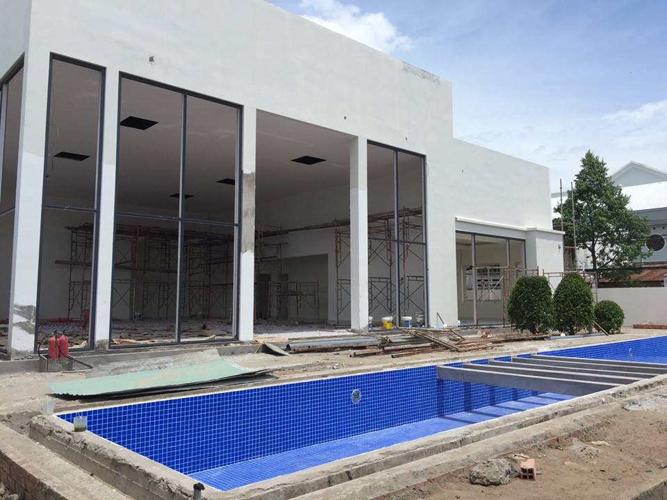 Dự án đang thi công phần thô