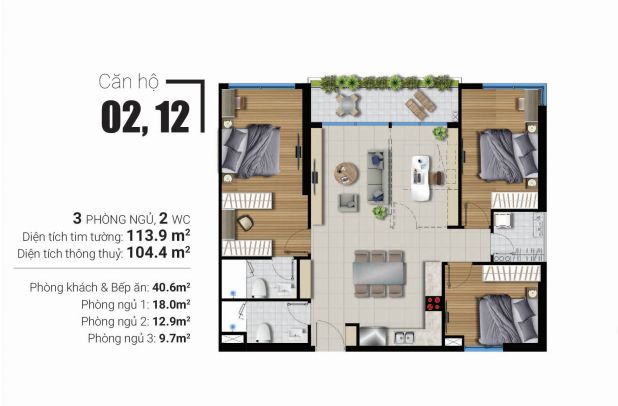 Căn hộ 02, 12