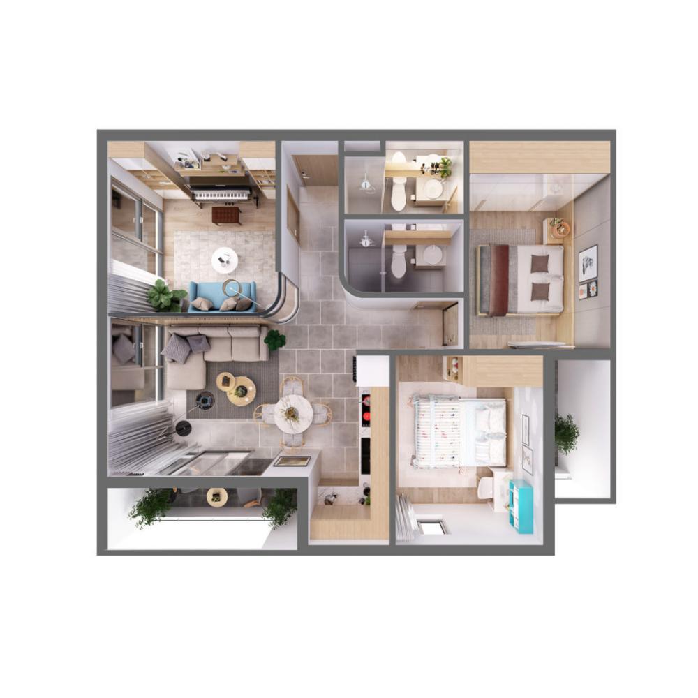 Căn hộ Aurora Residences 4