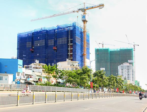 Dự án đang thi công phần thô