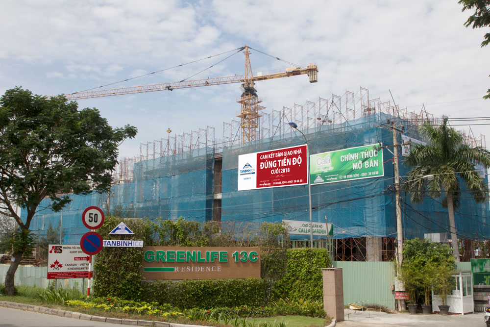 Dự án đã thi công xong tầng 4