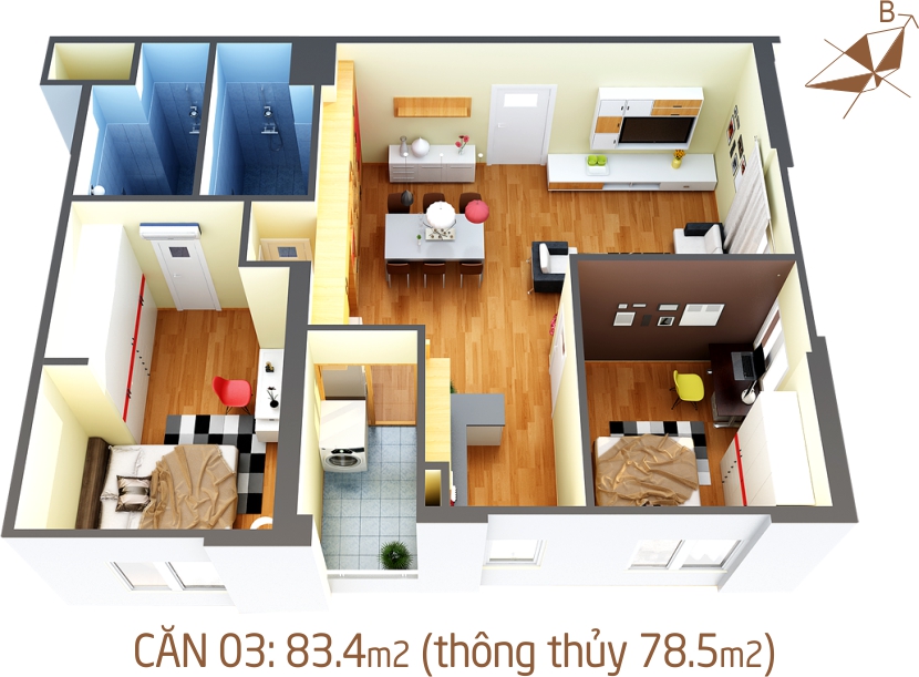 Thiết kế căn hộ 03