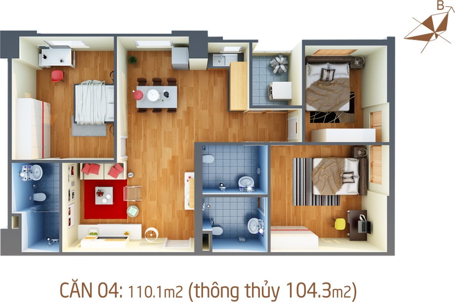 Thiết kế căn hộ 04