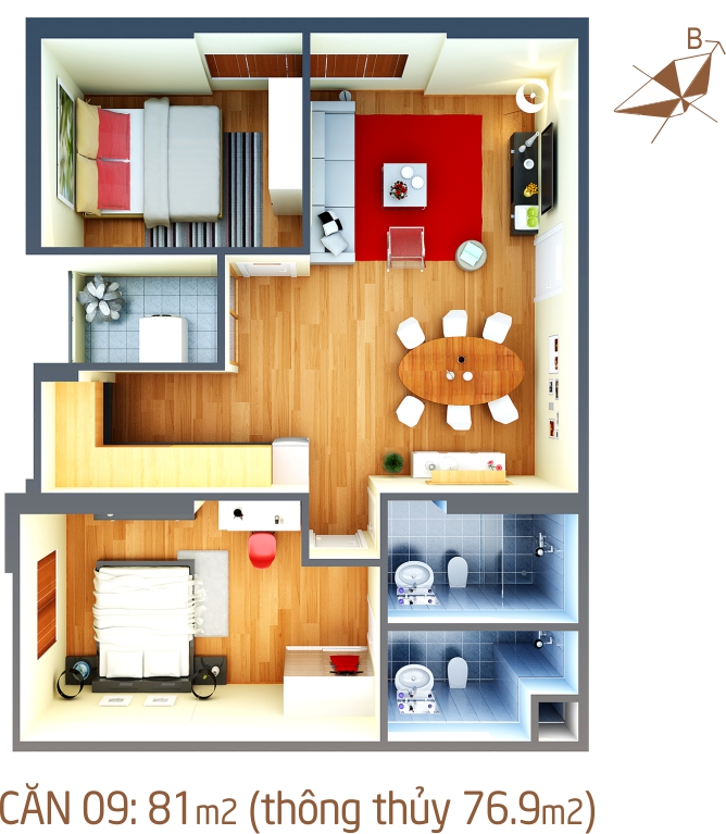 Thiết kế căn hộ 09