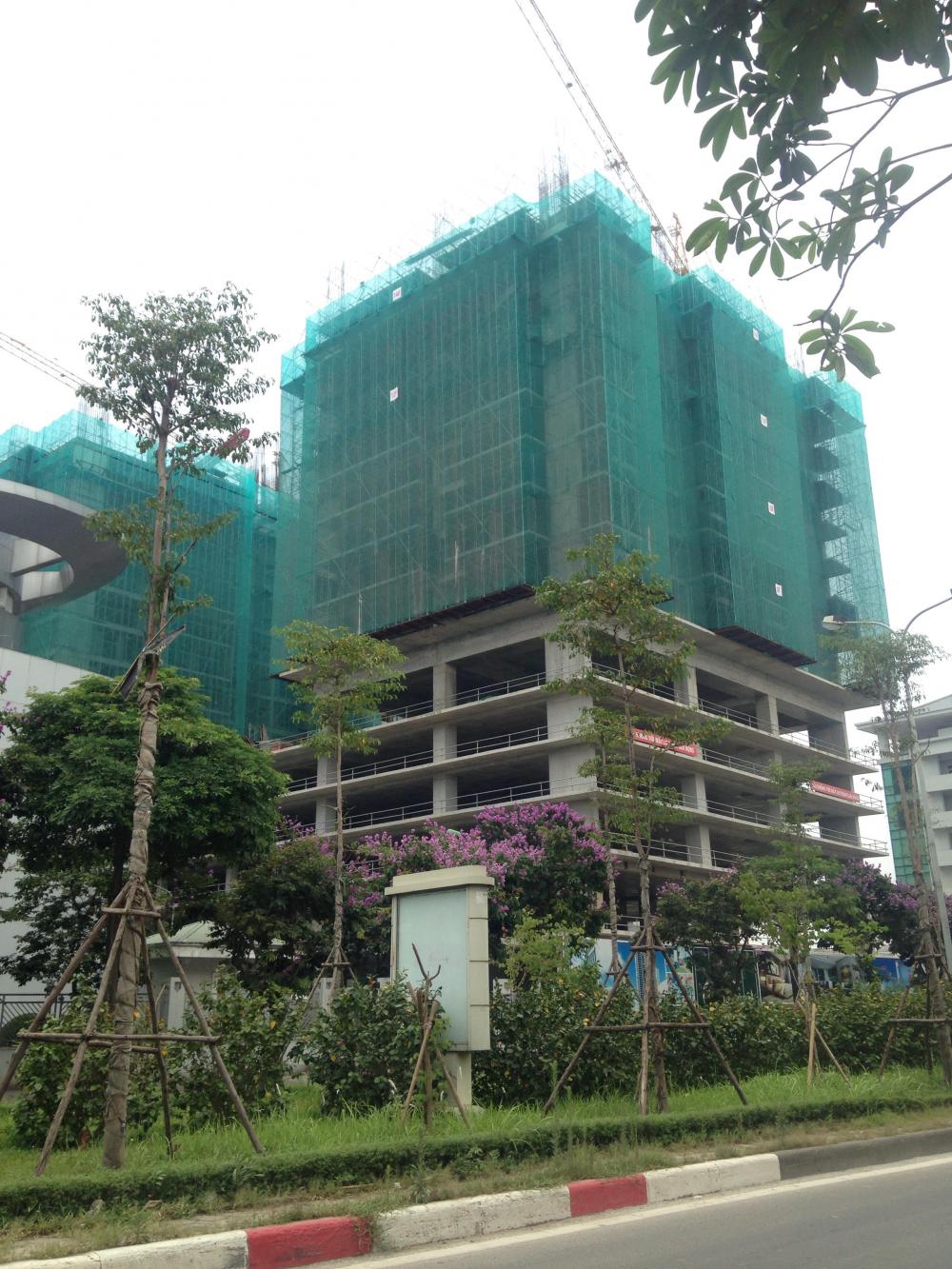 Dự án đang thi công mặt sàn tầng 16