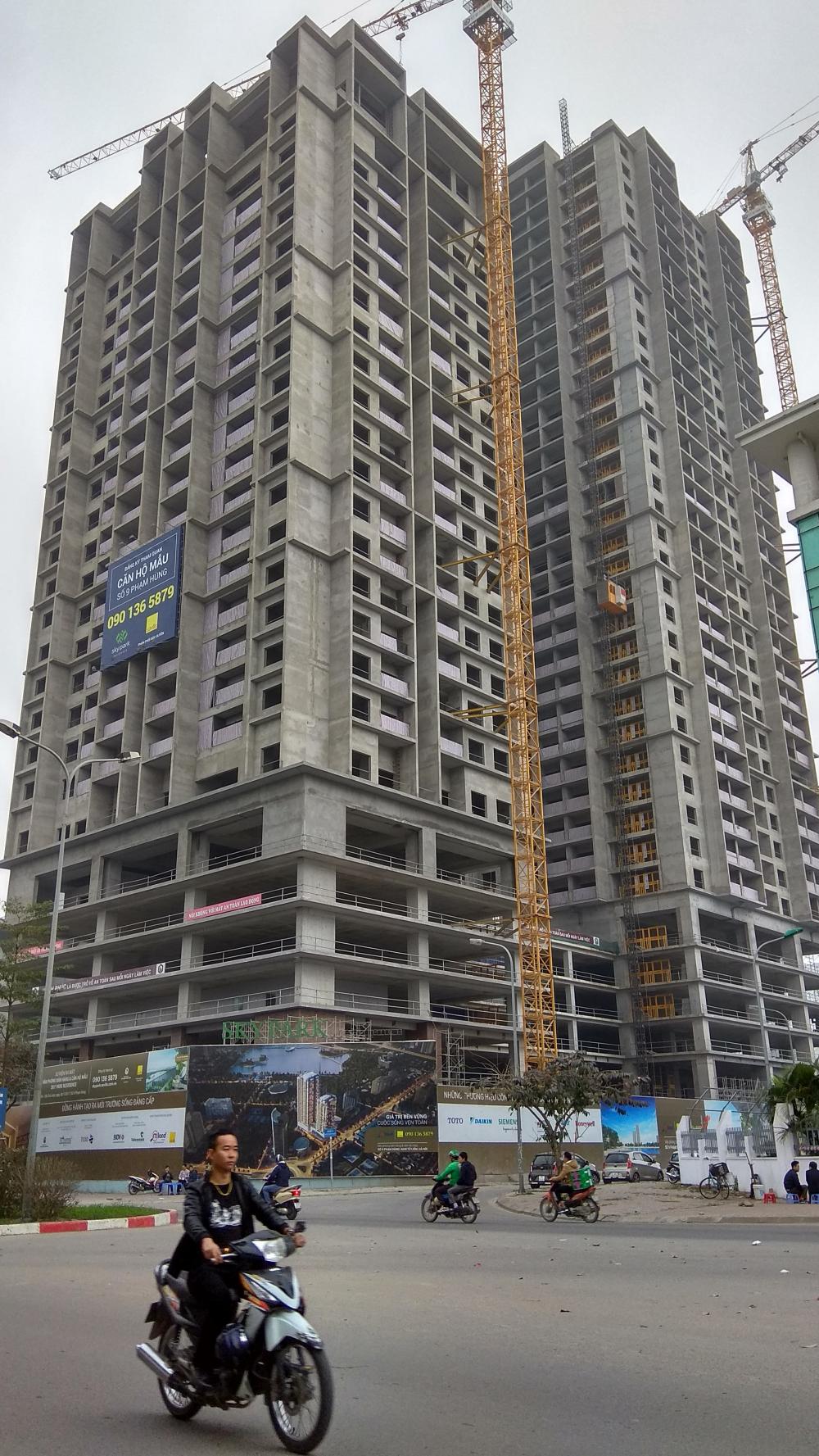 Dự án đã cất nóc