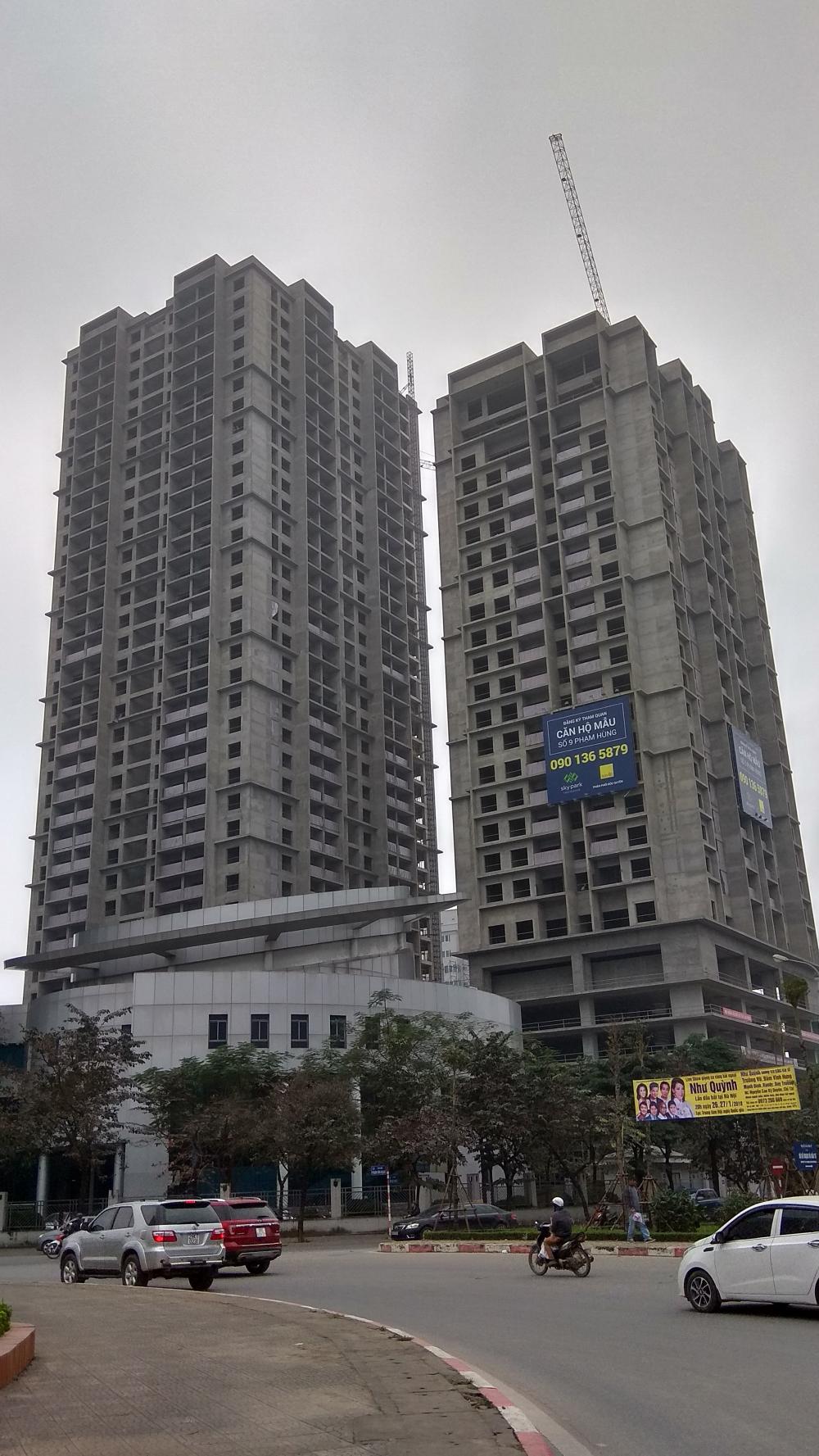 Dự án đã cất nóc