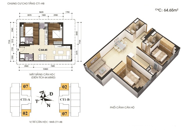 Thiết kế căn hộ C