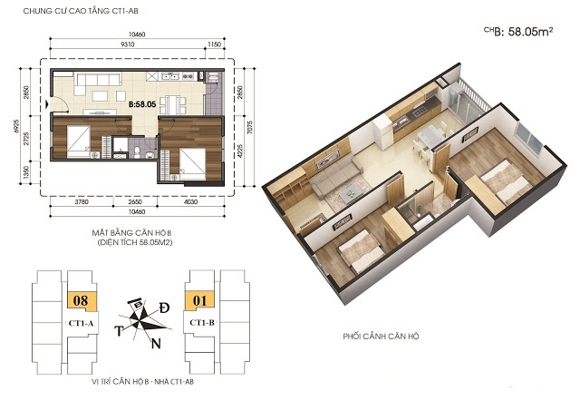 Thiết kế căn hộ B