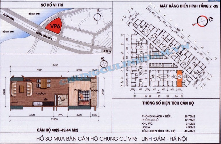 Thiết kế căn hộ 40