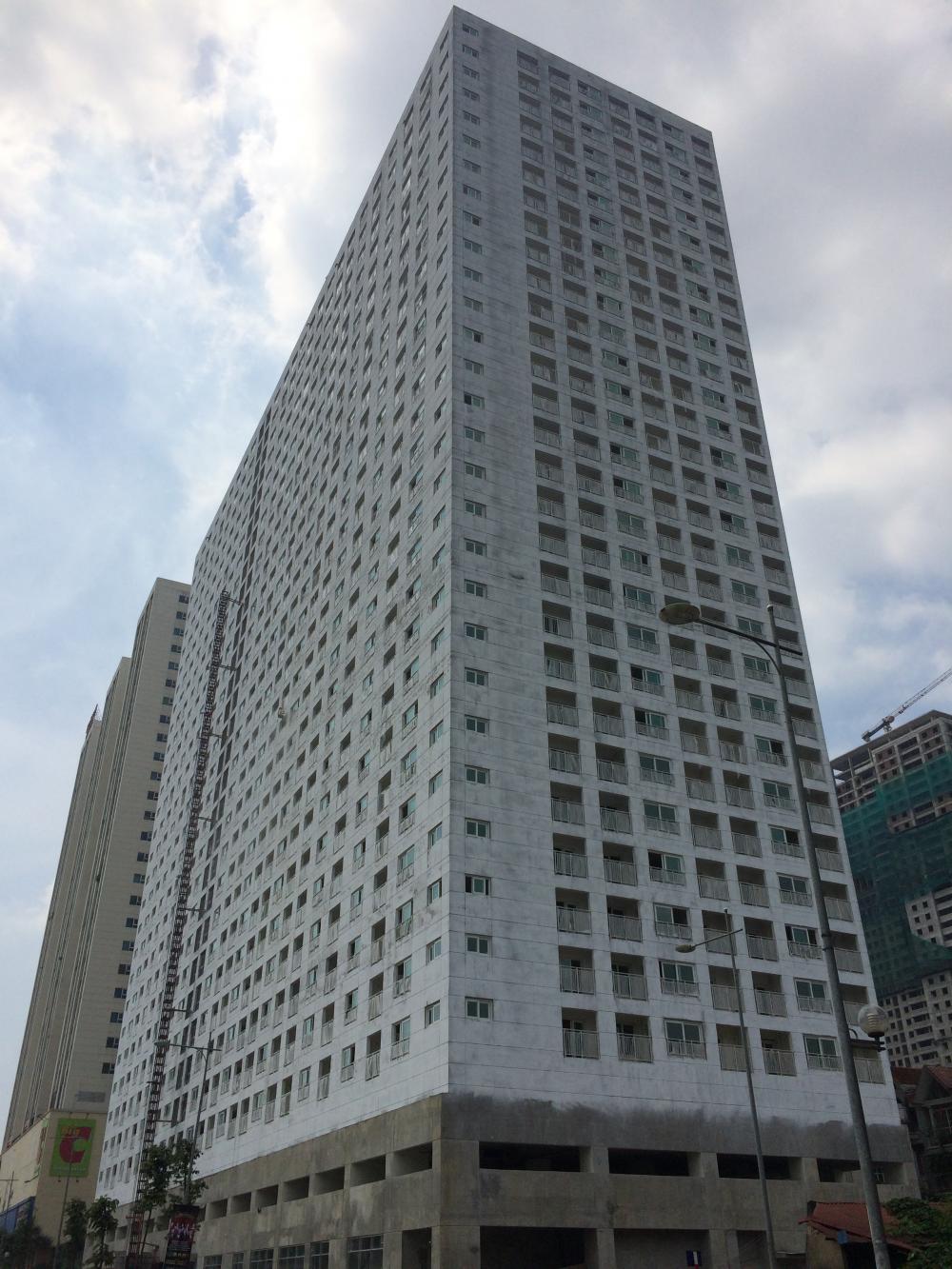 Dự án đã xong thô, đang sơn và lắp đặt cửa kính