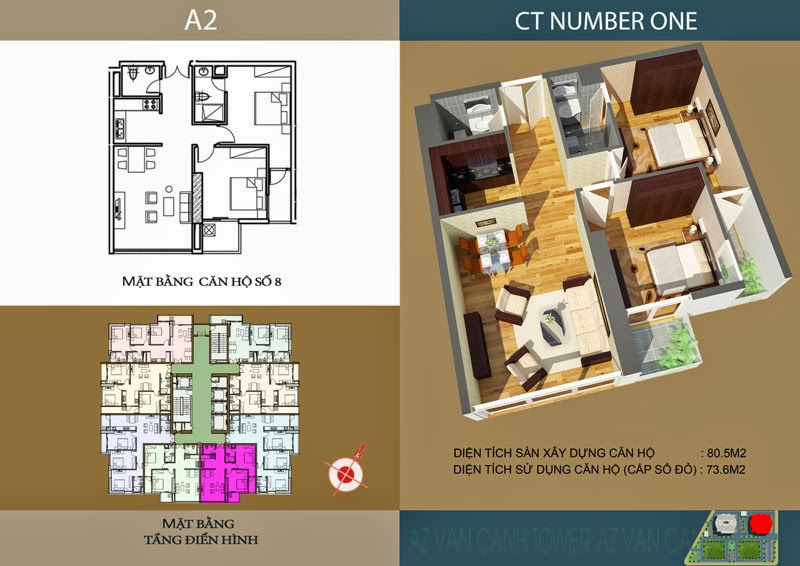 Thiết kế căn hộ số 8