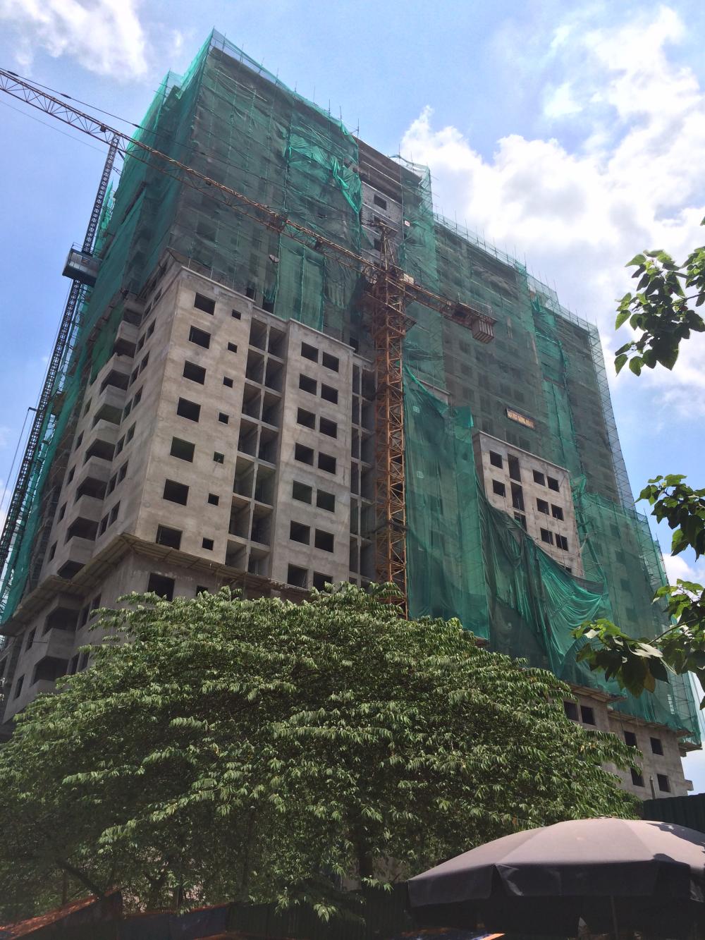 Dự án đang thi công phần thô