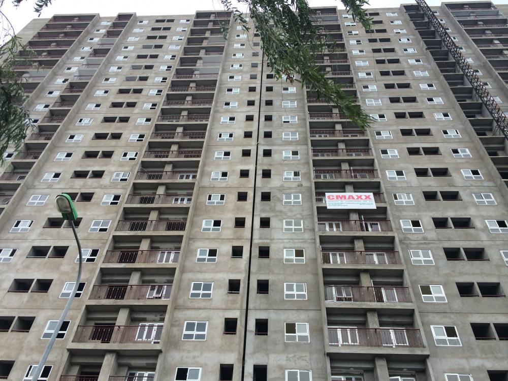 Dự án đang thi công tới mặt sàn tầng 21