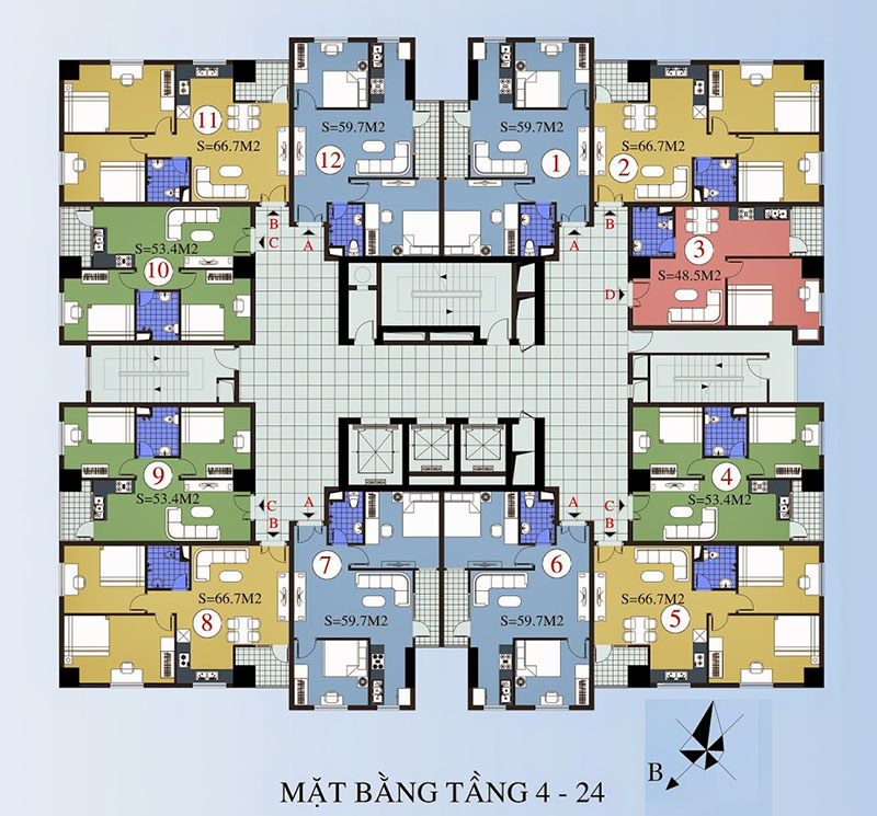 Tầng điển hình