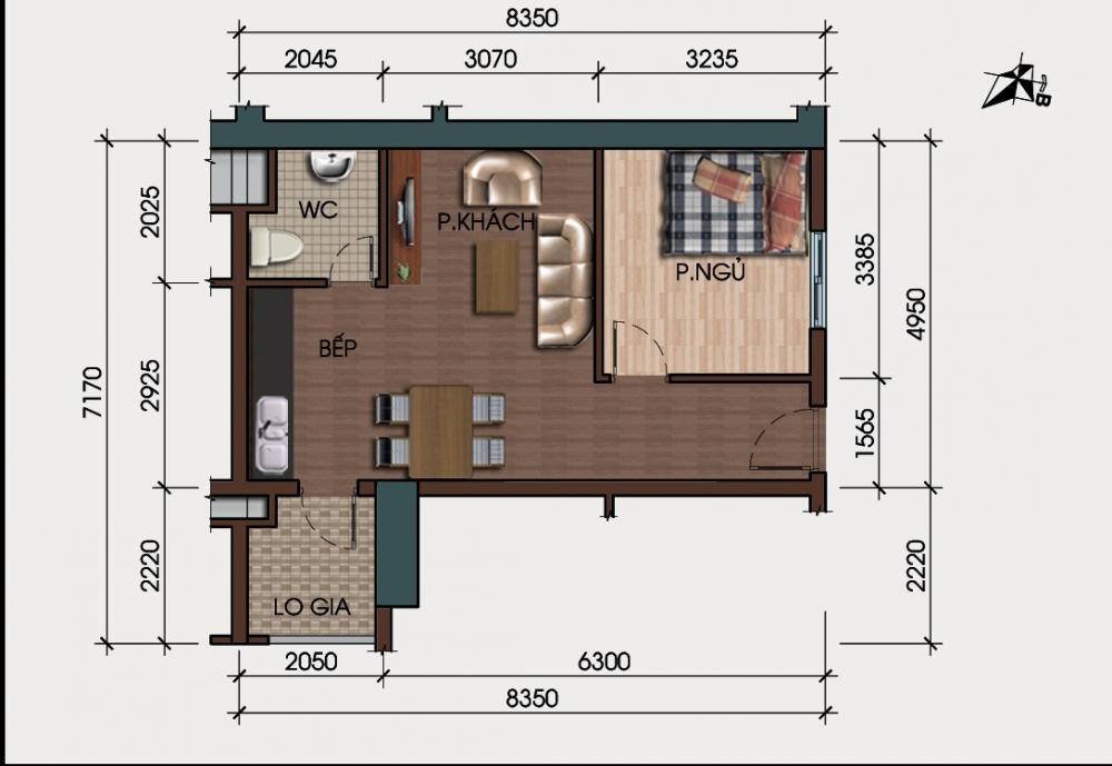 Thiết kế căn hộ 16-18-36-38