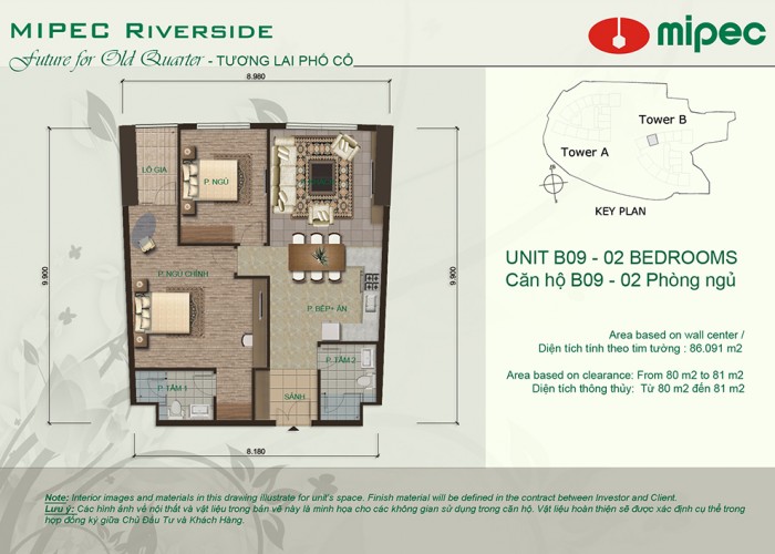 Thiết kế căn hộ B09