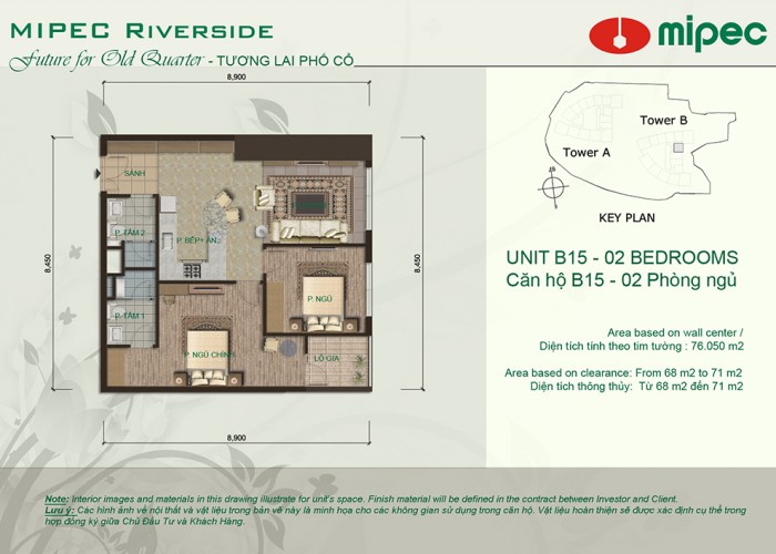 Thiết kế căn hộ B15